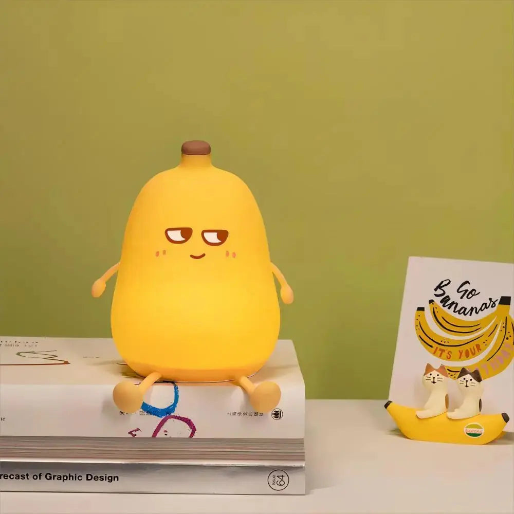 Wiederaufladbare Birnenförmige Nachtlampe mit Touch-Steuerung