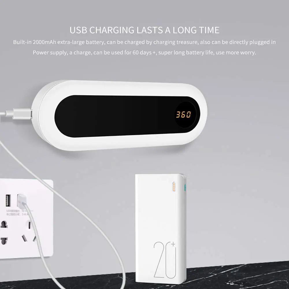 Zahnbürstenhalter mit UV-Licht-Sterilisation für hygienische Badezimmer