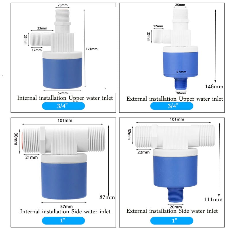 Automatisches Wasserstands-Ventil – Selbstregelndes Nachfüllsystem für Teiche & Tanks