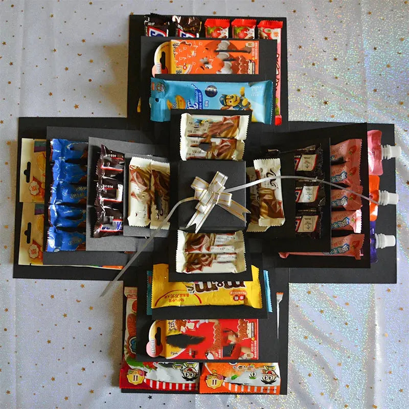 Personalisierte Explosionsbox (+ 8 Kostenlose Schmetterlinge) – Ein Schatz voller Erinnerungen