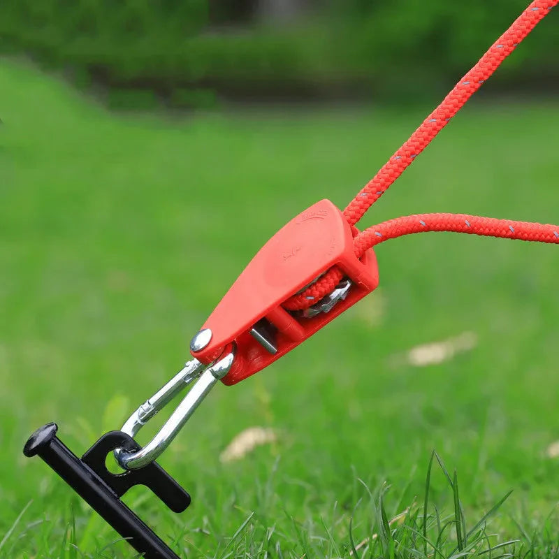 1+1 GRATIS | Winddichtes Outdoor-Seil – 5 m Reflektierendes Nylon mit Karabiner