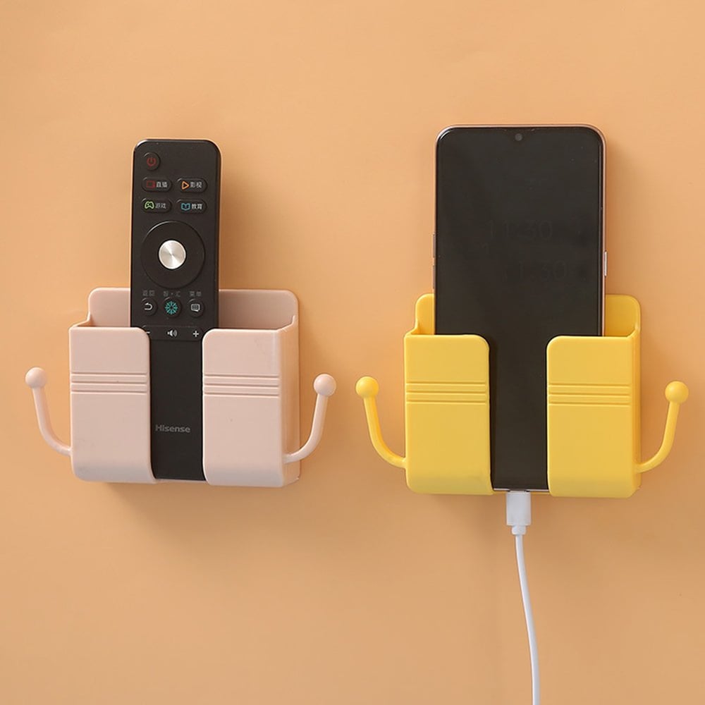 1+1 GRATIS | Wandhalterung für Handy & Fernbedienung – Praktischer 2-in-1 Organizer