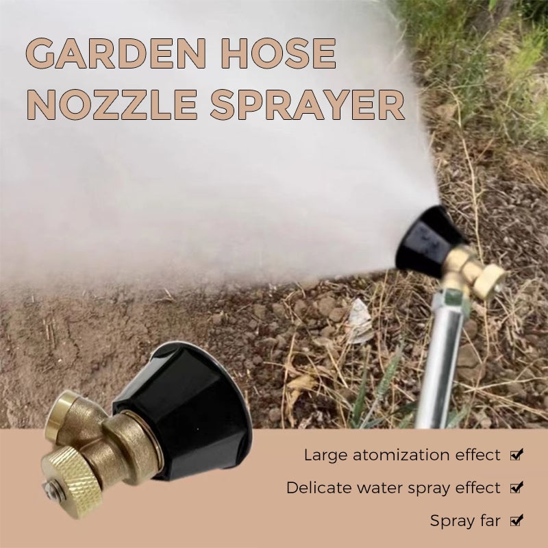 1+1 GRATIS | Hochdruck-Gartenschlauchdüse – Effektive Schmutzentfernung!