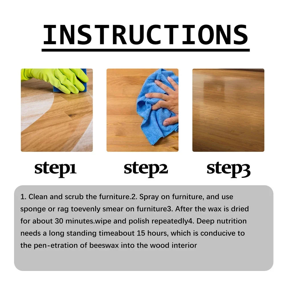 1+1 GRATIS | Möbelpflege-Spray für Holz – Sofortige Restaurierung & Schutz