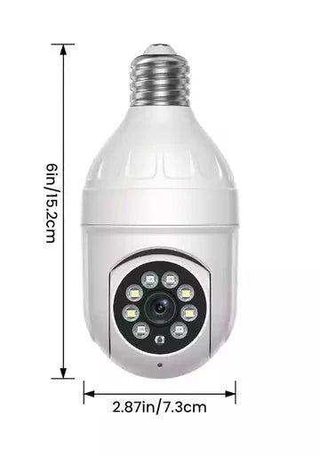 Drahtlose HD Kamera in Glühbirne – Vollständige Kontrolle in Ihren Händen