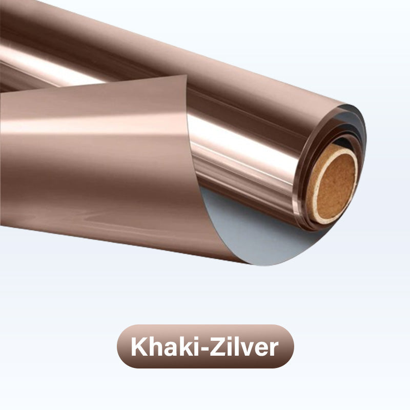 1+1 GRATIS | Einweg-Spiegelfolie für Fenster – Wärmedämmung & UV-Schutz