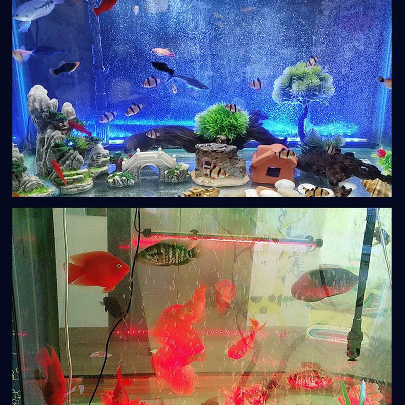 LED-Aquarium-Luftsprudler mit Farbwechselbeleuchtung