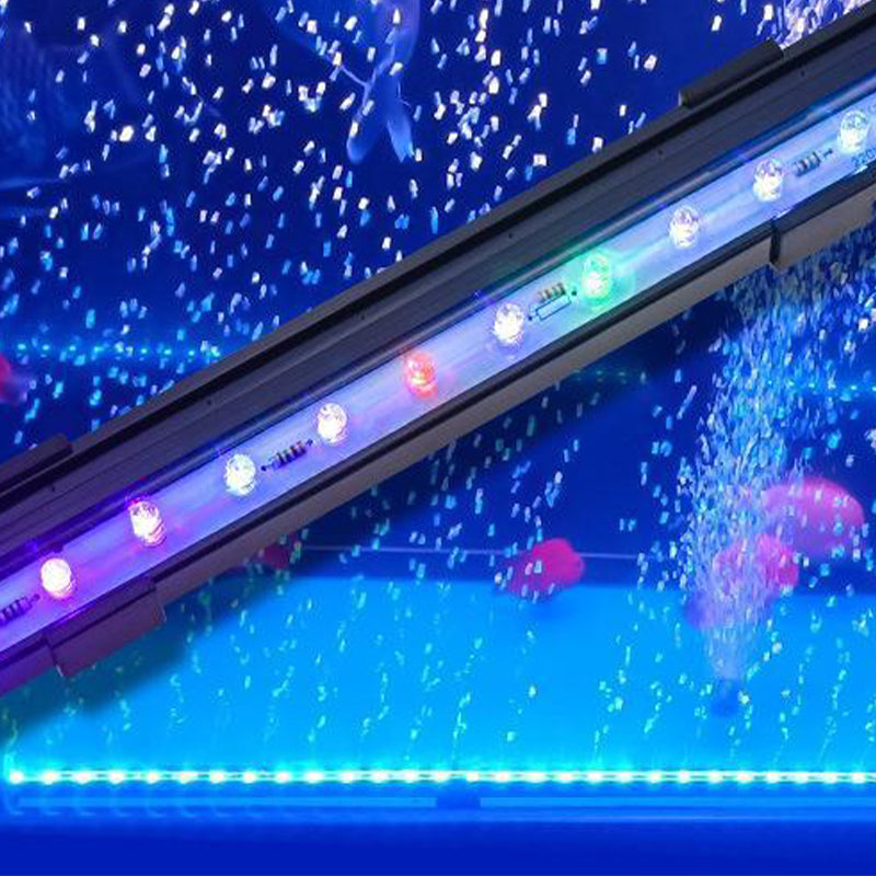 LED-Aquarium-Luftsprudler mit Farbwechselbeleuchtung