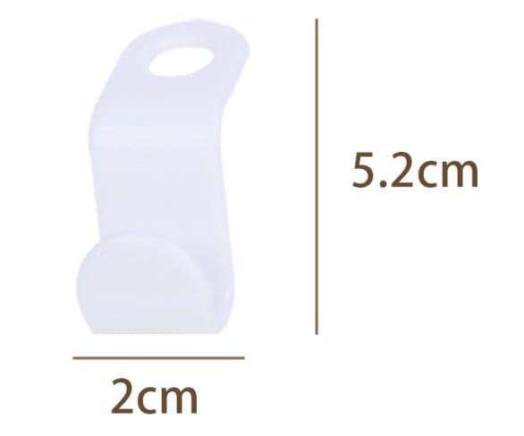 30er-Set Kleiderbügel-Verbinder – Platzsparende Ordnung im Kleiderschrank