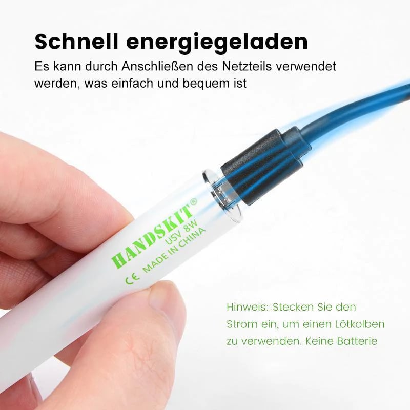 USB-Elektrischer Lötkolben – Tragbares Set mit Temperaturregelung