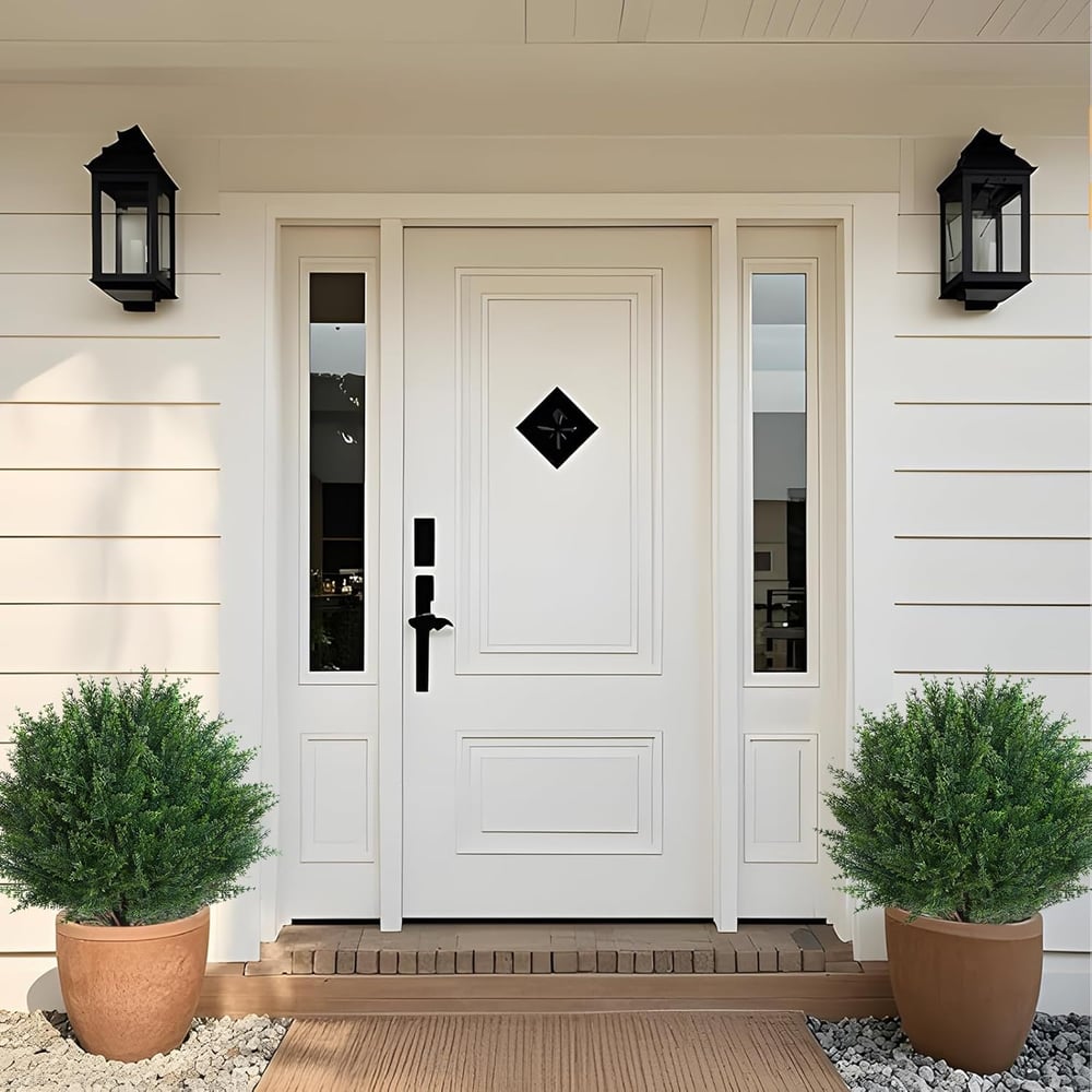 UV-beständiger künstlicher Zedernbaum – Topiary-Kugel für außen & innen