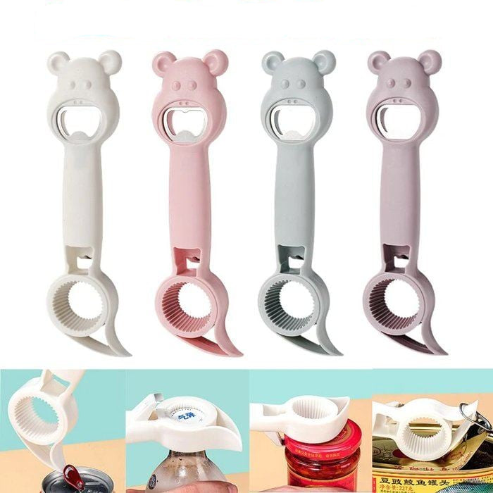 1+1 Gratis | 4-in-1 Flaschenöffner – Einfacher Griff & Vielseitiges Design