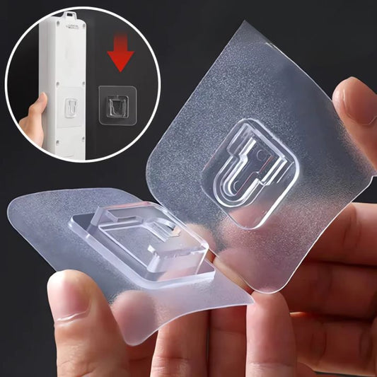 10 Paar Transparente Wandhaken – stark haftend & vielseitig einsetzbar