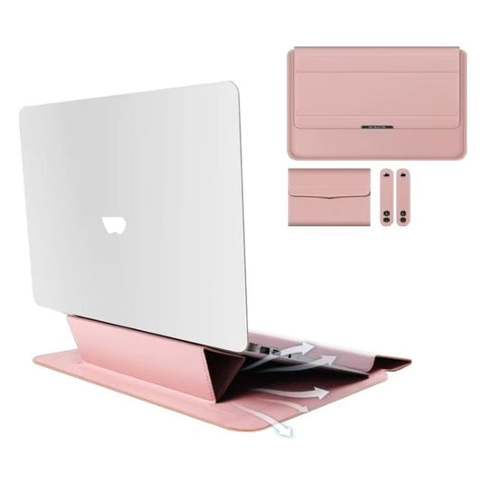 Multifunktionale Wasserdichte Laptop-Schutzhülle – PU-Leder Hülle