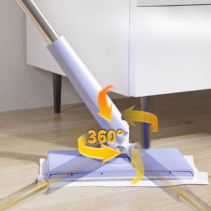 Mini-Mopp mit automatischem Tuchwechselsystem + 10 gratis Reinigungstücher