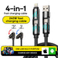 1+1 GRATIS | Schnelles 4-in-1 USB-Kabel – Universell & Langlebig