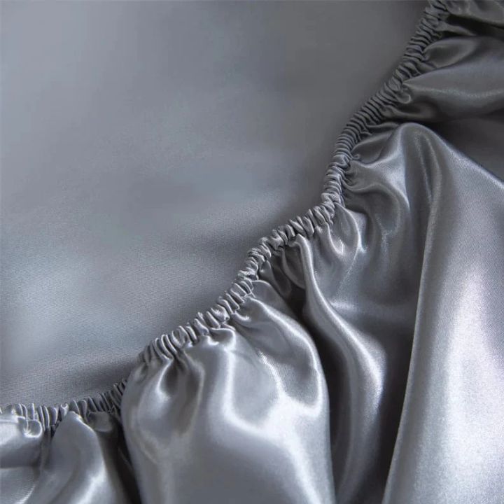 Eis-Seide Bettlaken – Kühles & atmungsaktives Bettwäsche-Set