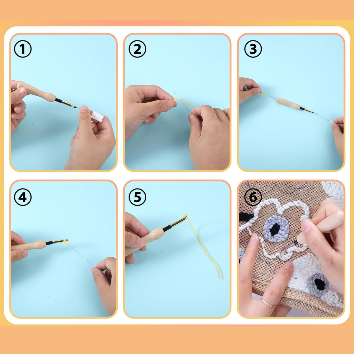 Stick-Punch Nadel Set – Komplettset für kreative Stickprojekte