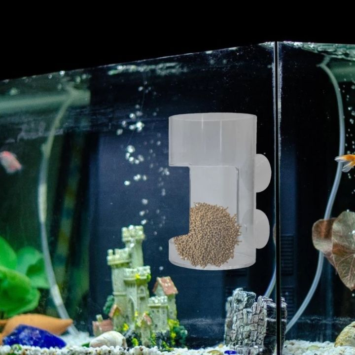 Aquarium-Futterstation mit Saugnäpfen – Sauberes & gezieltes Füttern
