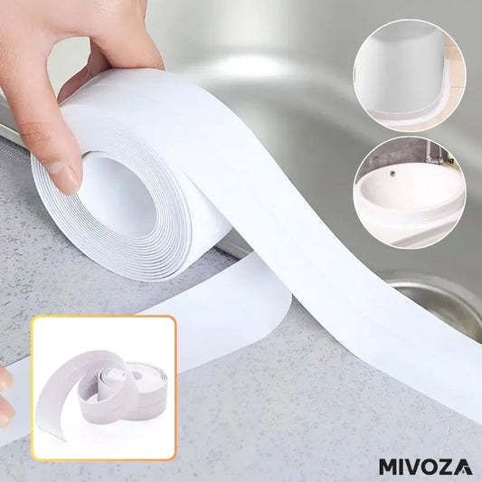 1+1 Gratis Wasserdichtes weißes PVC Selbstklebendes Abdichtungsband