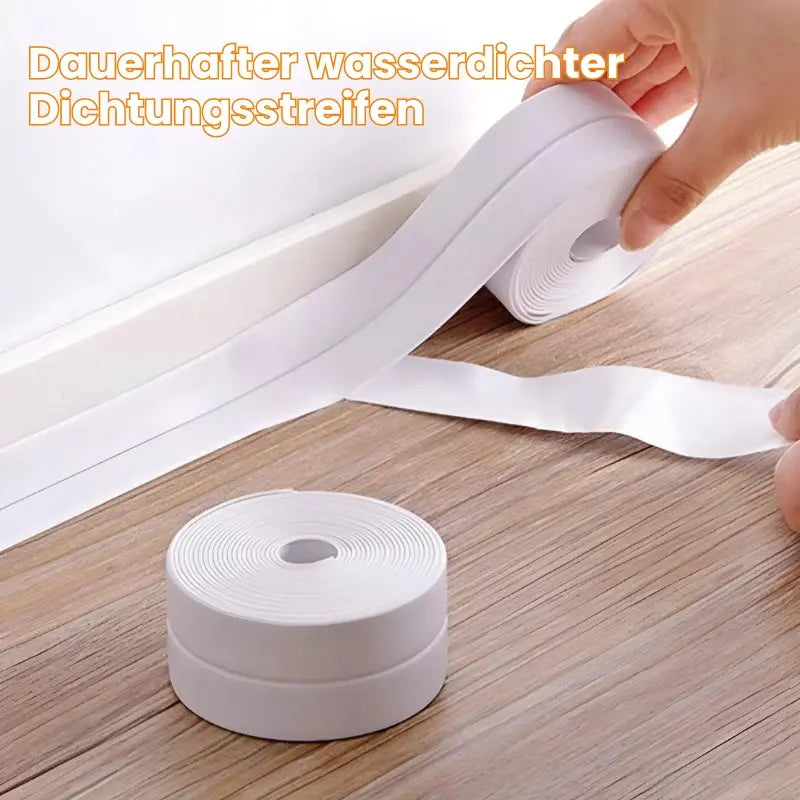 1+1 Gratis Wasserdichtes weißes PVC Selbstklebendes Abdichtungsband