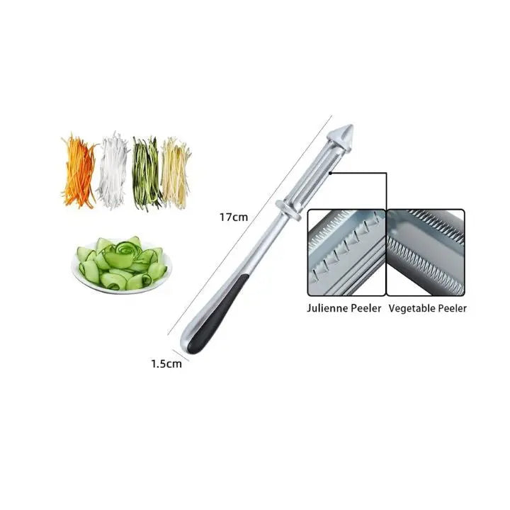 1+1 Gratis | 3-in-1 Edelstahl-Gemüseschäler