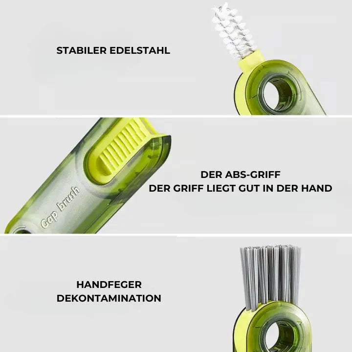 1+1 Gratis | 3-in-1 Multifunktionale reinigungsbürste