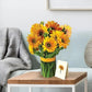 1+1 Gratis | 3D Pop-up Blumenstrauß Grußkarten