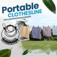 1+1 Gratis | ClothesLine™ Hänge die Wäsche überall auf!