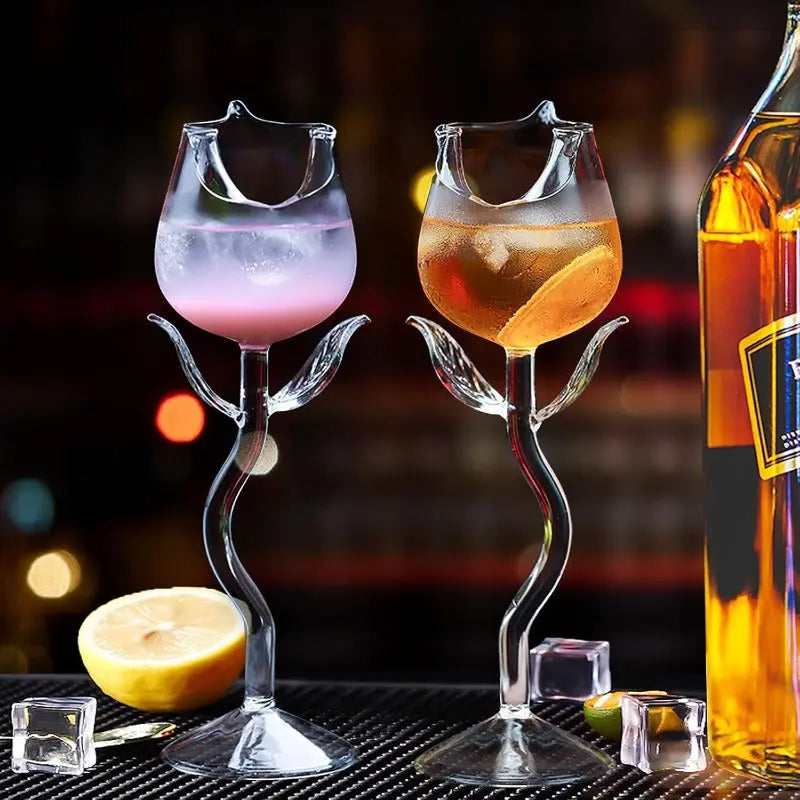 1+1 Gratis | Elegantes Rosen-Weinglas – Verleiht jedem Schluck Charme