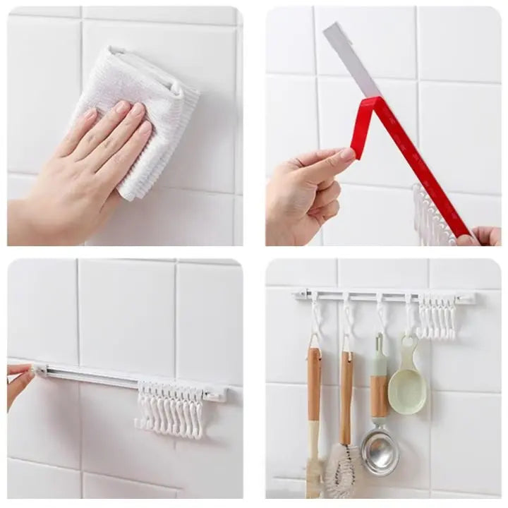 1+1 Gratis | Gleitschienenhaken – Multifunktional und platzsparend zugleich