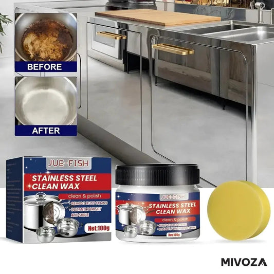 1+1 Gratis | Magische Nanotechnologie Edelstahl-Reinigungspaste