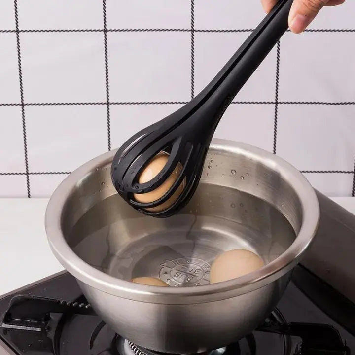 1+1 Gratis | Multifunktionaler Schneebesen mit integriertem Lebensmittelclip