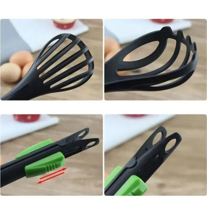 1+1 Gratis | Multifunktionaler Schneebesen mit integriertem Lebensmittelclip