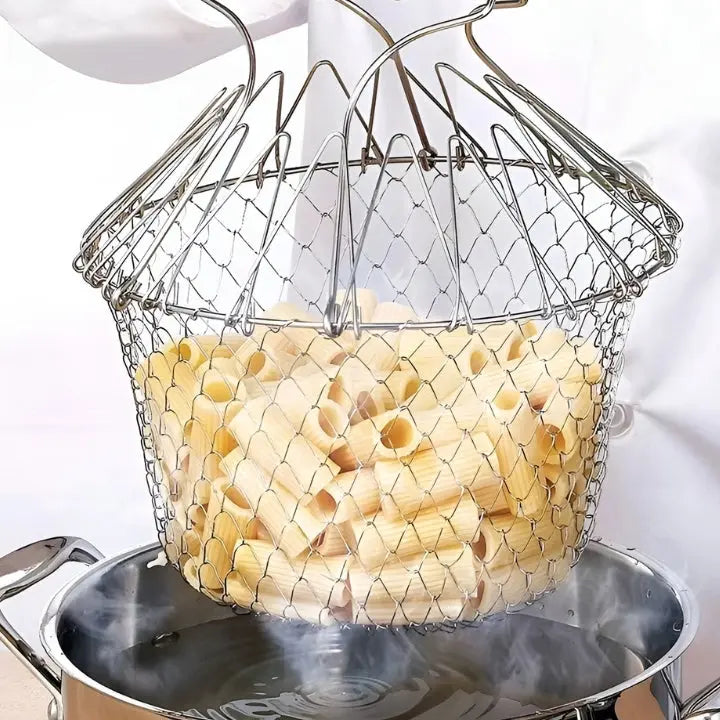 1+1 Gratis | Multifunktionaler faltbarer Frittierkorb