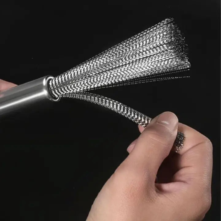 1+1 Gratis | Reinigungsbürste aus Edelstahl mit langem Griff