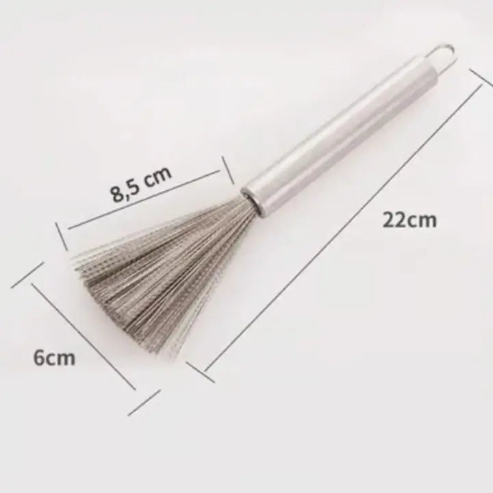 1+1 Gratis | Reinigungsbürste aus Edelstahl mit langem Griff