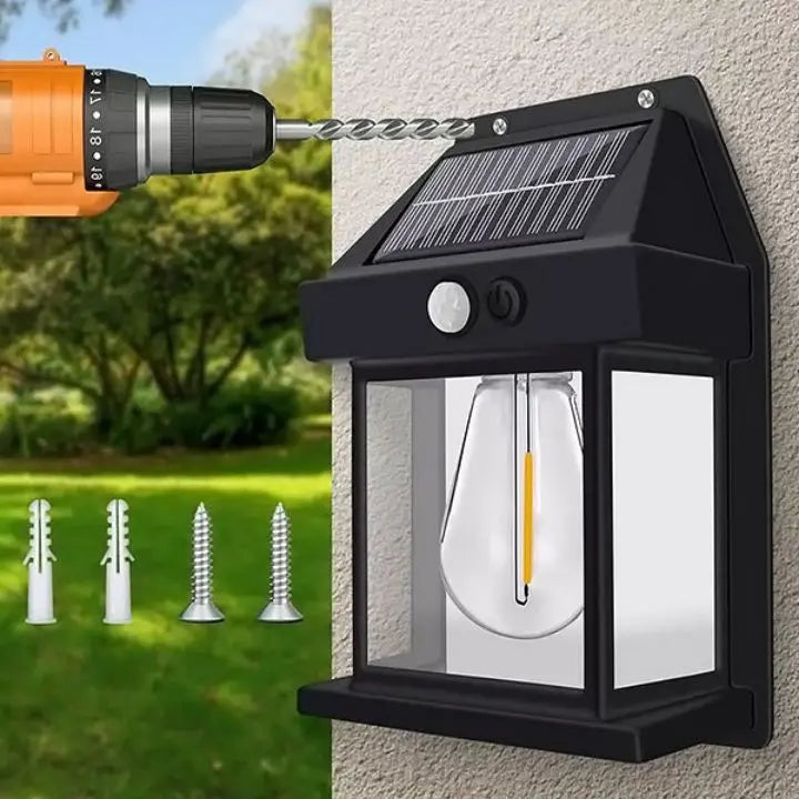 1+1 Gratis | Solar-außenwandlampe mit sensor
