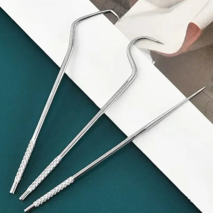 1+1 Gratis | Zahnstocher Set aus Edelstahl (7 Stück)