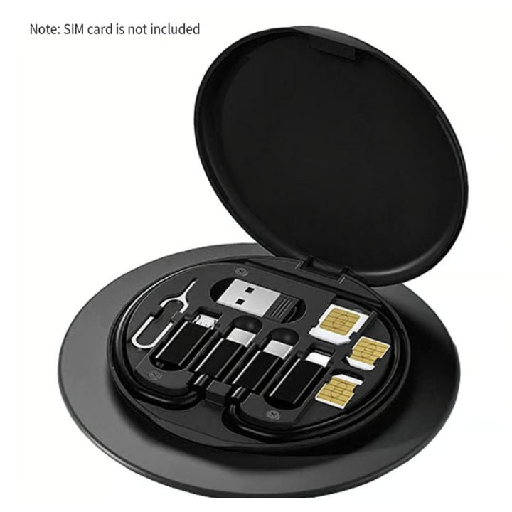 1+1 Gratis | 9-in-1 Kabel-Organizer – Alles für Lade, & Daten in einem Case