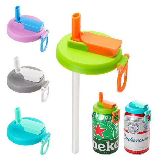 2+2 Gratis | Wiederverwendbarer Trinkhalm-Deckel