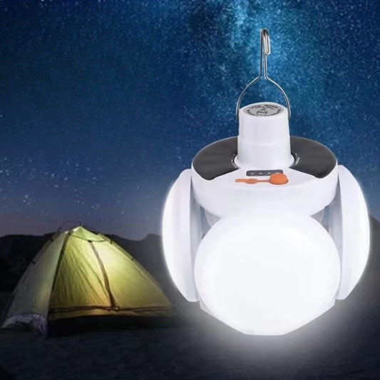 Faltbar Solar-LED-Lampe mit Clip – Bewegungsgesteuert & kabellos