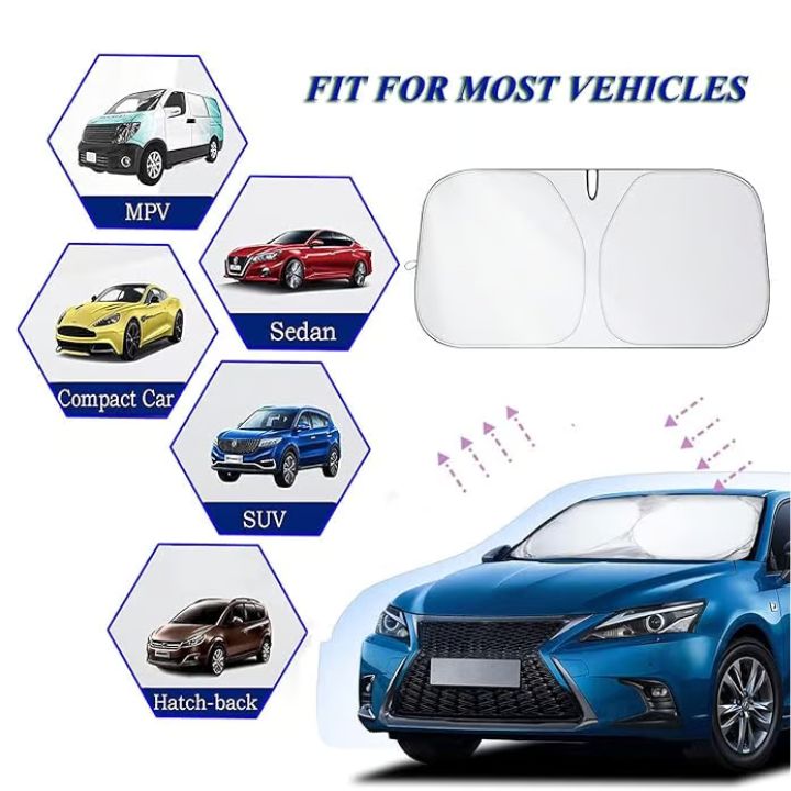 Faltbarer Windschutzscheibenabdeckung – UV-Schutz fürs Auto