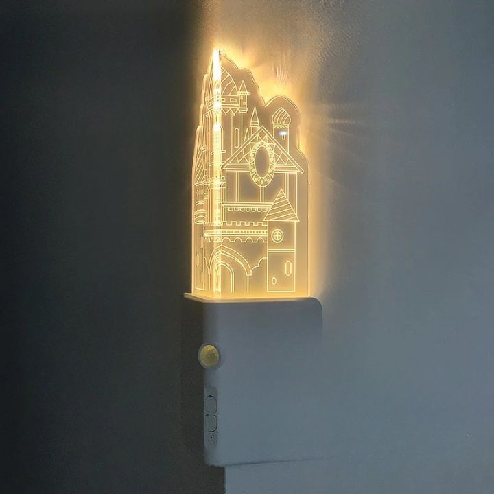 Eck-Nachtlicht mit Bewegungssensor – Kabelloses LED-Licht mit Stoßschutz