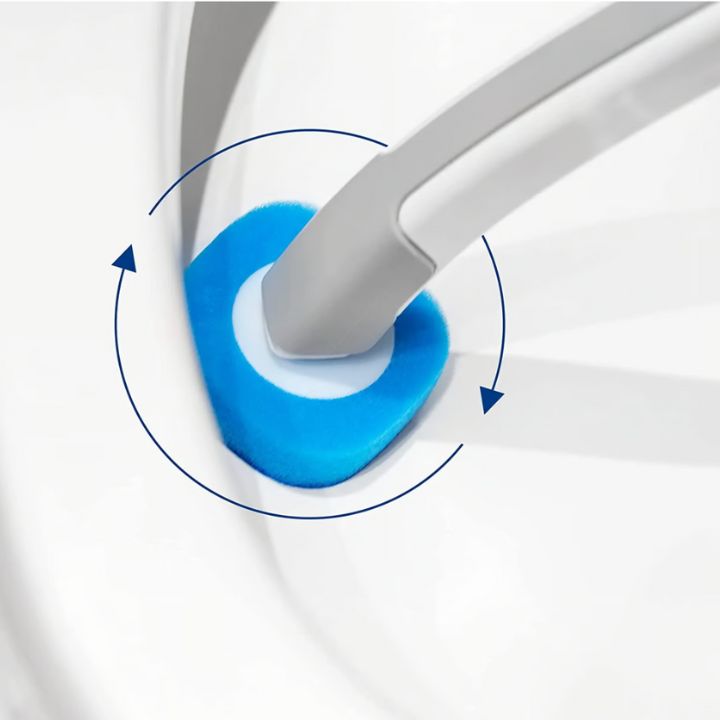 Toilettenreinigungsstab mit 6 Einweg Hygienisch mit Nachfüllpads