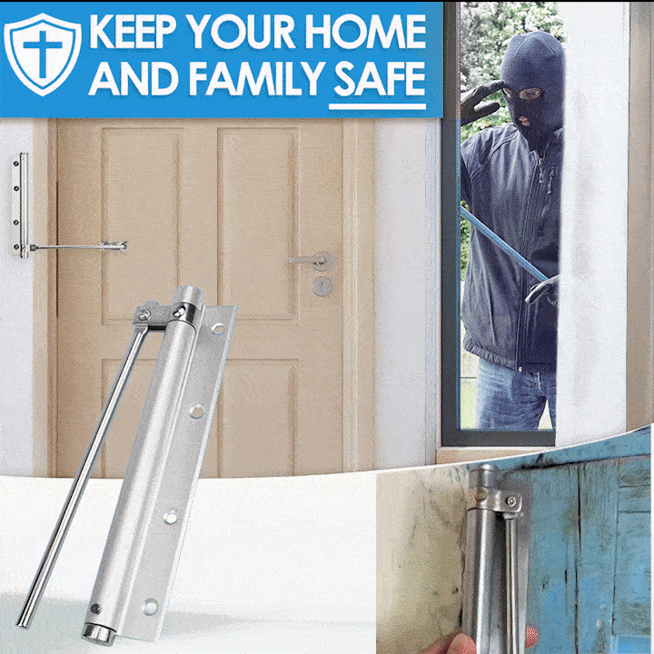 1+1 GRATIS | Automatisches Türscharnier mit Selbstrückstellung – Sicher & Leise