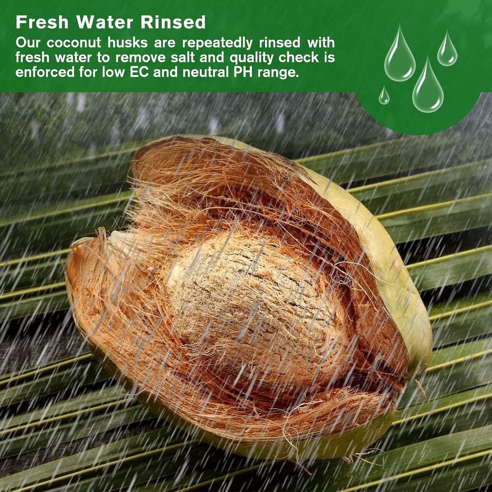 2er-Set Kokoserde Briketts für Pflanzen – organisches Anzuchtsubstrat mit hoher Wasserspeicherung!