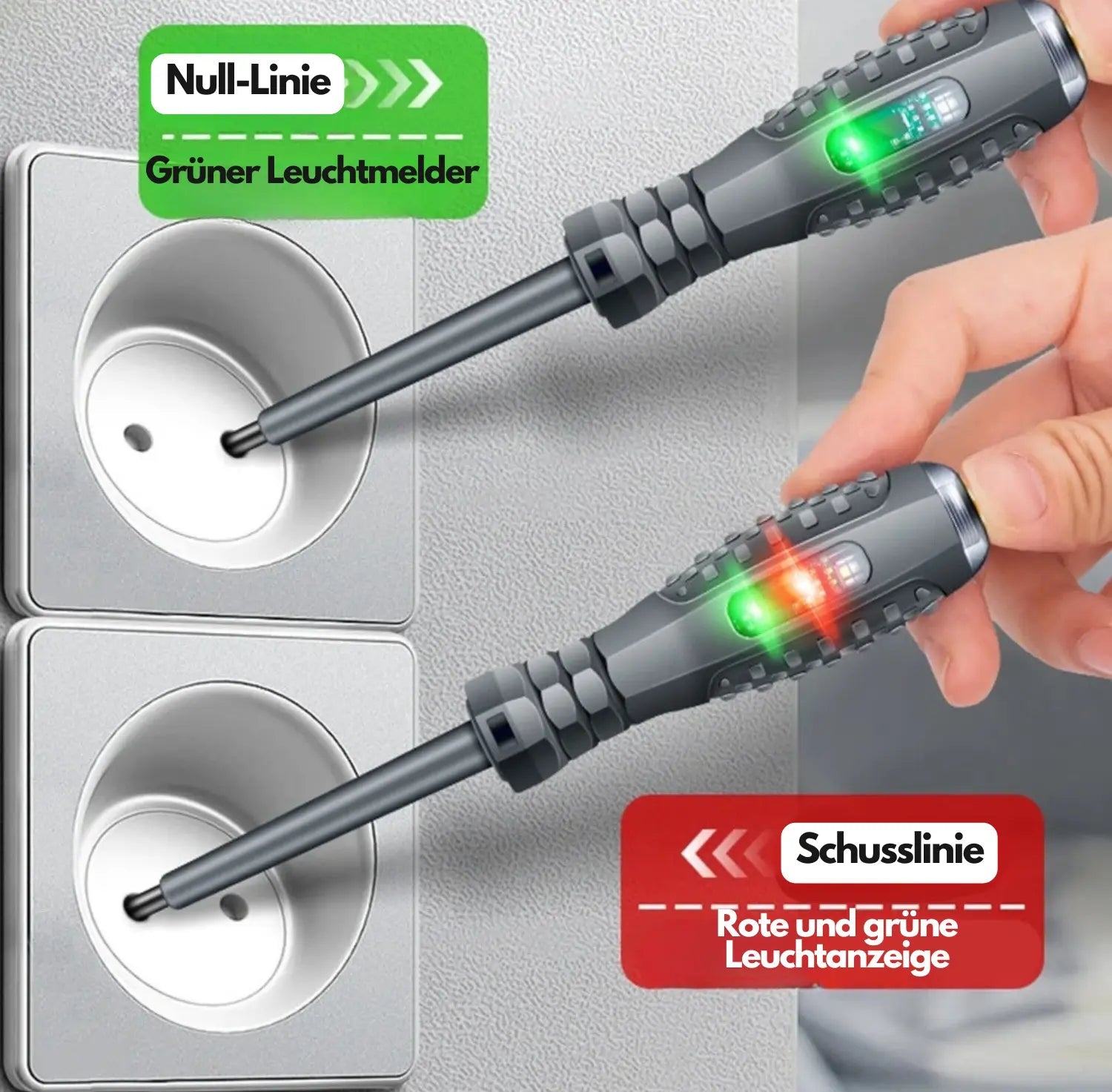 2-in-1 Spannungsprüfer Schraubendreher (2 Stück/Set)