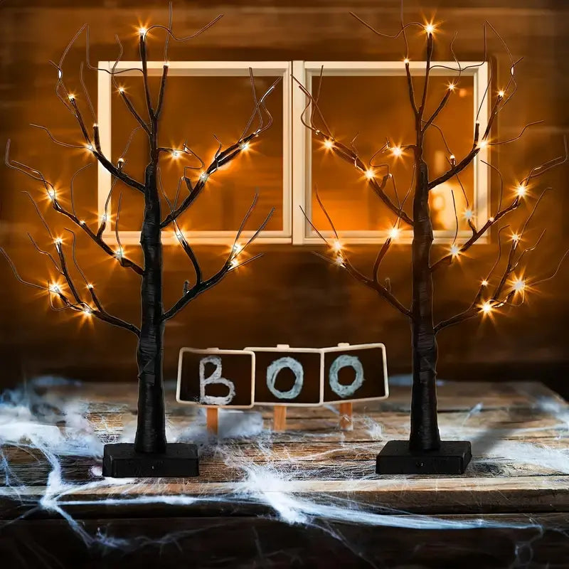 24 LED-Halloween-Birkenbaumlampe
