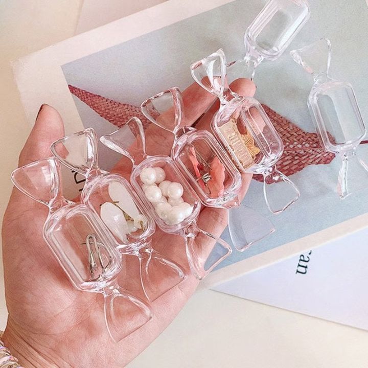 Schmuck-Geschenkbox – Bonbonform für Ringe & Ohrringe